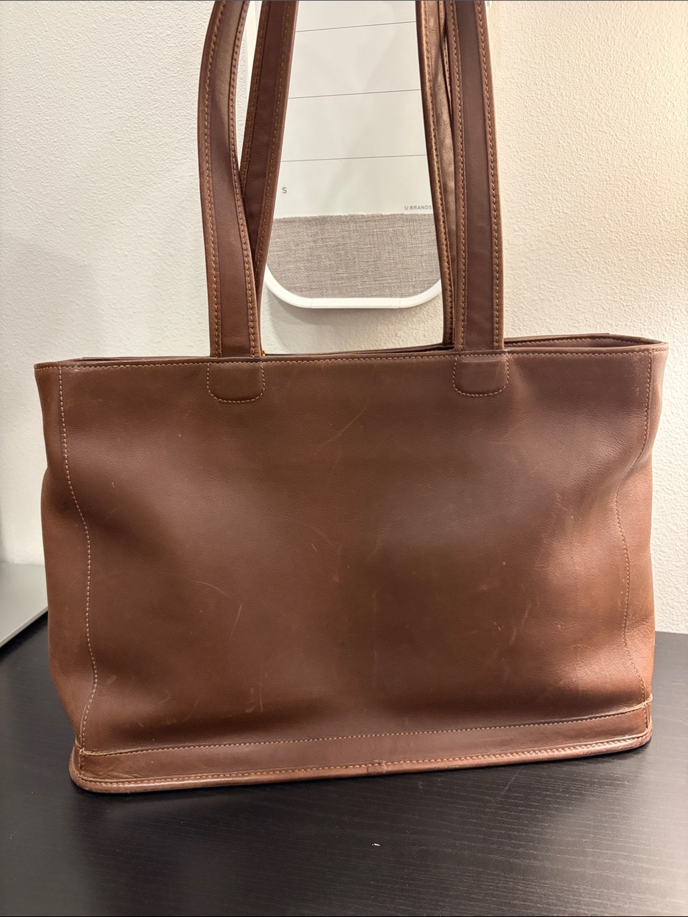 Coach Vintage Brown Leather Tote - Picture 10 of 13